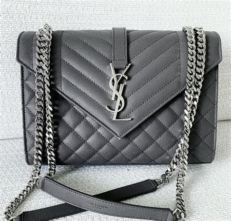 ysl envelope bag grey|saint laurent envelope bag.